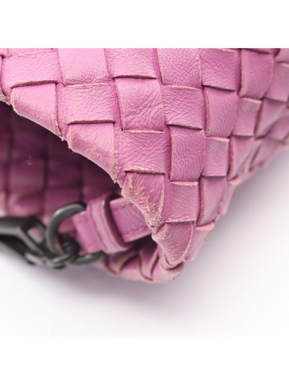Bottega Veneta Tote Bag Intrecciato Purple Leather - Picture 6 of 12